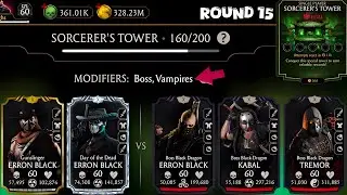 Fatal Sorcerer&rsquo;s Tower Boss Match 160 & 120,140 Fight + Reward MK Mobile 2025