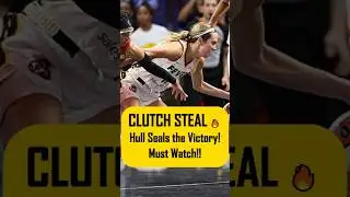 INSANE Finish! Lexie Hull&rsquo;s Steal Seals Fever&rsquo;s Spot in the WNBA Semifinals. #wnbaplayoffs