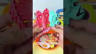 Unboxing Food Set | kitchenette play #asmr #mini #toys #kids #shorts #viral #minitoys #unboxing