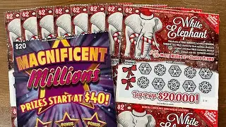 Full Book of NC White Elephant Scratch-Offs!💥Part 2💥Looking for Some Magnificent Wins!👀
