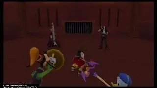 Leon and Cloud (Hades Cup) boss fight (kingdom hearts 1)