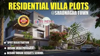 Ready to Construction Plots in Shadnagar | DTCP & RERA Approved