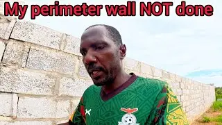 Am yet to finish building my perimeter wall in my village see what am doing 