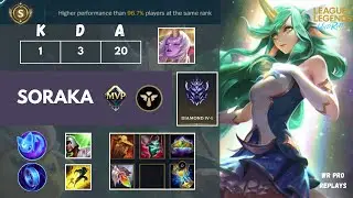 Star Guardian Soraka Support vs Senna - [NA] Diamond - Patch 6.2 [Wild Rift] 