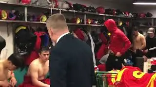 Lockers video: Greg Ireland after Serbia game