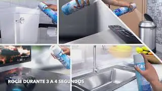 Modos de uso Lysol aerosol