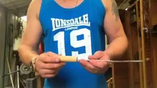 Homemade survival staff