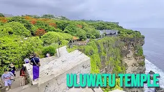 【4K】𝐖𝐀𝐋𝐊 🇮🇩 Исследование храма Улувату на Бали, Индонезия