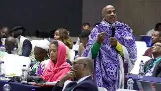 Siphiwe Baleka Addresses Session 1 of the AU ECOSOCC Pre-Summit Symposium on the AU 2025 Theme