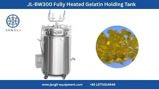 Whole heating gelatin holding tanks for vegetarian softgel capsules production, with heating lid