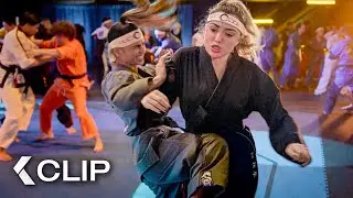 All Dojos Collide In One EPIC Battle - COBRA KAI Clip | Ralph Macchio