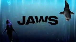 Shark side view animation