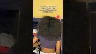 TRUST THE PROCESS 👌 #naturalhairgoals #hairstyles #naturalhairdreams #hair #curlyhair #naturalhair