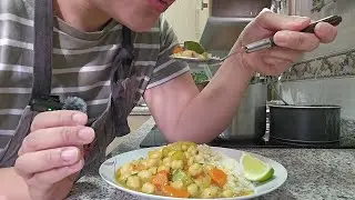 Curry de garbanzos vegetariano 🌱🍛