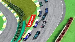 S&atilde;o Paulo GP Chaos 🇧🇷 | Perez Defense, Leclerc Contact&hellip; I Still WON!