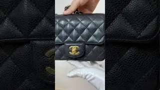 New Arrivals Mini Square caviar in GHW #chanel #bag #chanelbag #luxury #singapore #