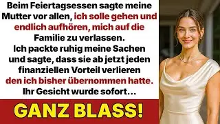 Beim Festessen sagte Mama： „Geh, verlass dich nicht auf uns “ Ich packte still und dann…