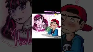 Draculaura & Pete(? 🤨📸 (SPEDDPAINT) (CROSSOVER)