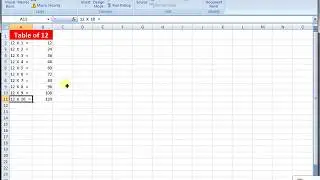 VBA codes for Tables