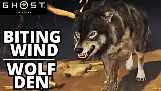Biting Wind Wolf Den Gameplay - Ghost of Yotei (PS5, 2K)