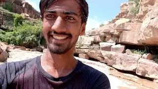 Kutch Bhuj ka Hidden waterfall Hardest tracking on canyon of Kutch