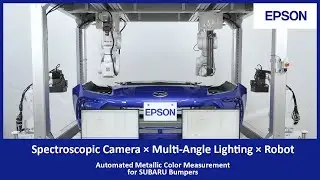 Spectroscopic Camera &times; Multi-Angle Lighting &times; Robot: Metallic Color Measurement