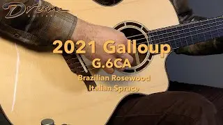 Dream Guitars - 2021 Galloup G.6CA, Brazilian Rosewood/Italian Spruce #guitardemo #guitarcraft