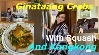 Ginataang Crabs With Squash And Kangkong /Filipina Life In America
