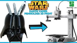 Darth Vader Pen Holder - 3D Print on a Bambu Lab A1 Mini
