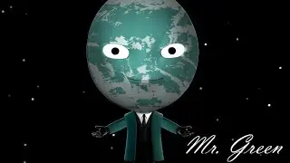 🟢 Mr. Green 🟢 Green, Green! I Am Mister Green 🟢 Kepler-22b Song for Kids 😎 Singing Planets 😎 🎶