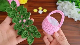 SUPERB BEAUTIFUL😉MUY BONİTO😍 Sell as many as you can weave.✔ Eye-catching crochet miniature flower.