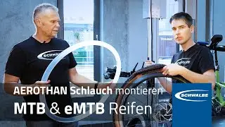 Aerothan Schlauch montieren bei MTB Reifen