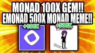 MONAD 100X CRYPTO GEM!! EMONAD 500X MONAD MEME!!