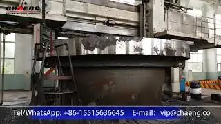 Vertical roller mill grinding table machining
