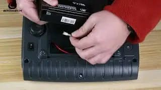 How to replace a new battery for BROMECH ATP NTEP scale