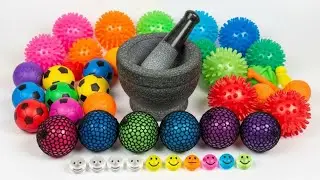Satisfying Crushing 💯 Slime crush Stress Balls ✅💥Mixing Makeup Random Things into Glossy Slime ASMR