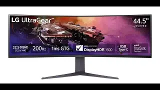 LG Ultrawide Curved 45 inch (5120 x 1440) Gaming Monitor Unboxing and Battel Station Set Up