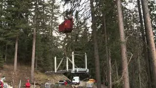 Bau Hängebrücken - Ischgl 2011