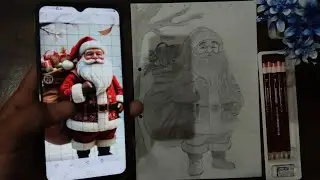 Santa Claus Drawing, Merry Christmas Drawing, How To Draw Santa Claus, Step By Step full Video 