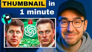 How to Make YouTube Thumbnails with this New AI Tool in Minutes (2026) - New Method