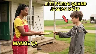 Elle nourrit un garçon affamé. 20 ans plus tard, un hélicoptère atterrit pendant son expulsion !