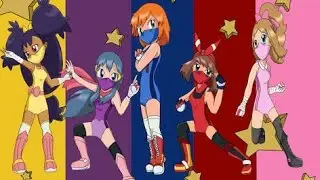 [ ash vs pokegirl] Misty/May/Dawn/Iris/Serena/ Amv