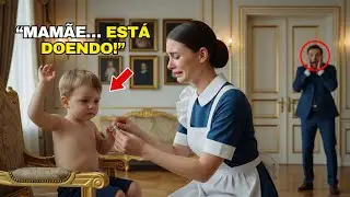 A cada manhã o bebê do bilionário ficava mais fraco até que a empregada achou algo estranho lá.