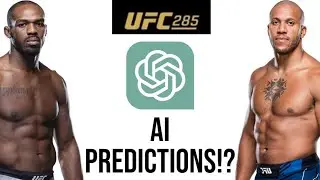 AI PREDICTS UFC 285: Jones vs. Gane!? UFC 285 ChatGPT Predictions