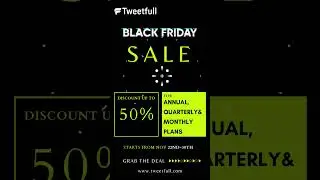 BLACK FRIDAY SEPCIAL - SALE ENDS SOON #twittertips #blackfridayspecial  #customerjourney