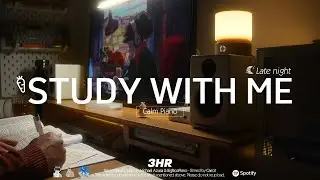 3-GODZINNA NAUKA ZE MNĄ Przytulny wiecz&oacute;r 🌙 | 🎹Spokojne pianino | Pomodoro 50-10
