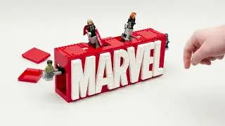 LEGO Marvel 76313 Marvel Logo & Minifigures