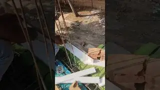 ছাদে কীভাবে ডিজাইন হয় জেনে নিন 😀👍 #minivlog #construction #viral