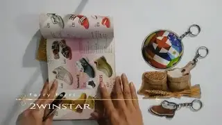 DIY keychains from Transparent sheets / plastic sheet keychain /keychain hacks/pvc keychain making