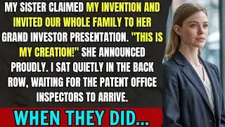 My Sister Claimed My Invention as Her Own &mdash; Until the Patent Office Exposed the Truth| Quiet Revenge